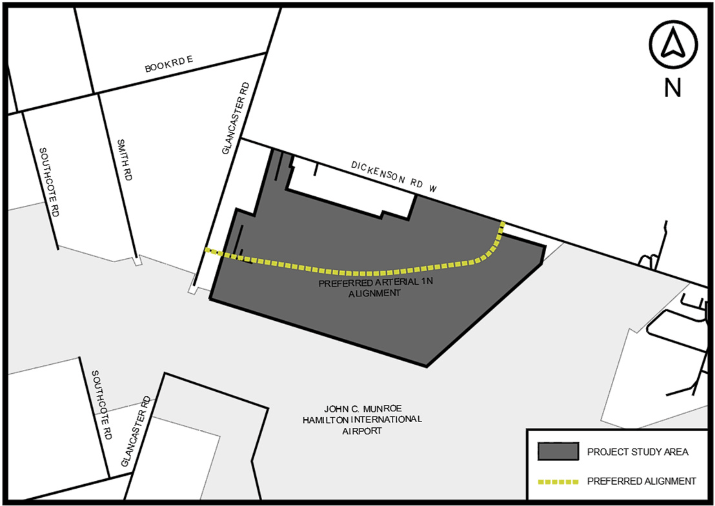 Map of the project area